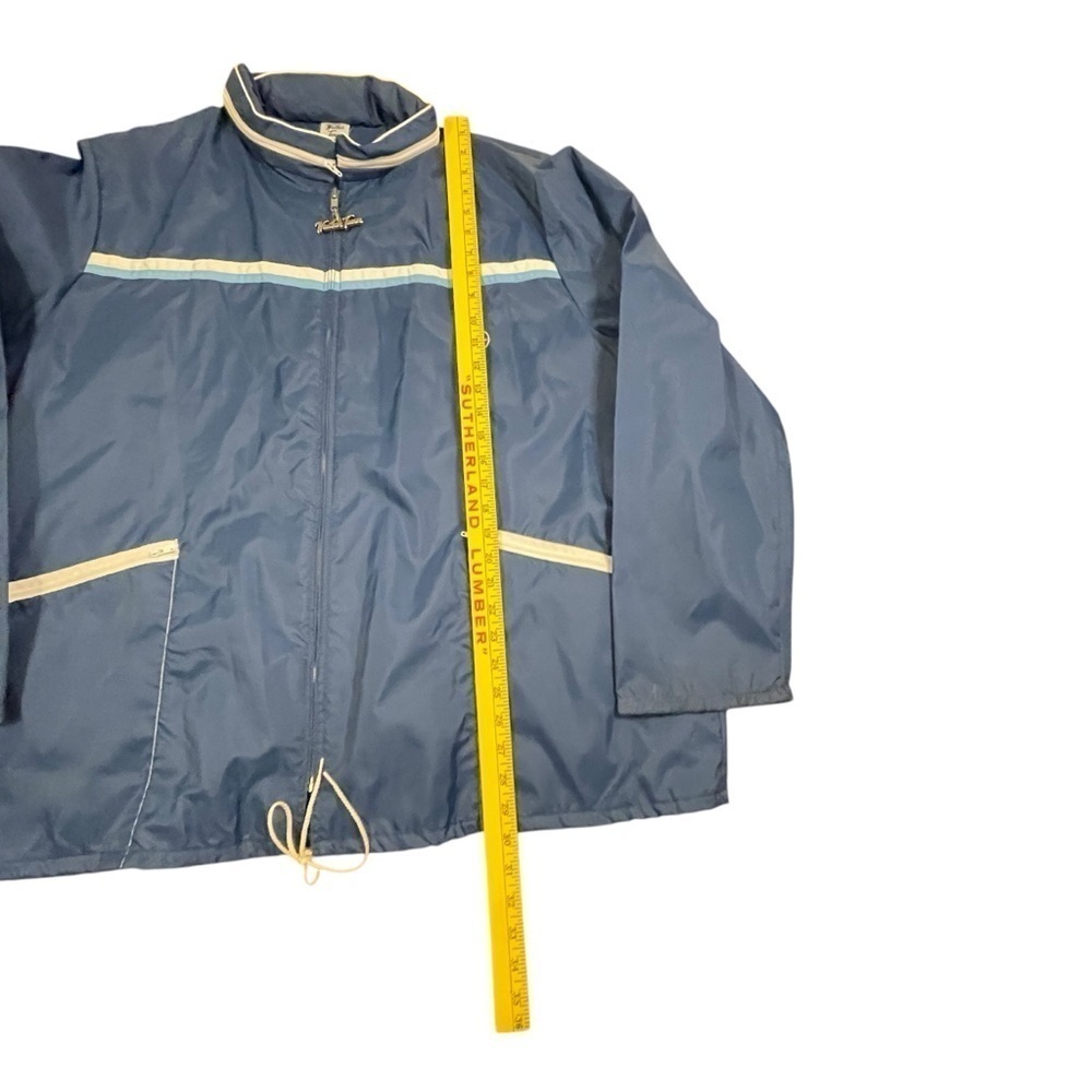 Vintage Weather Tamer Made in the USA 🇺🇸 Men’s Blue Rain Jacket Size 48/28W - Picture 6 of 10